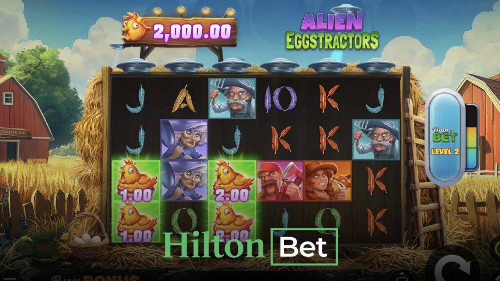 Hiltonbet alien eggstractors oyunu